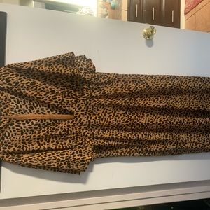 Plus Nasty Gal Leopard Maxi Dress